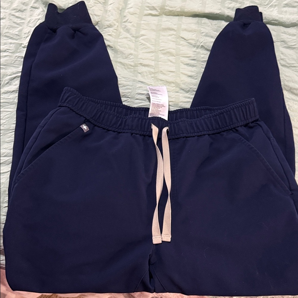 Figs navy joggers